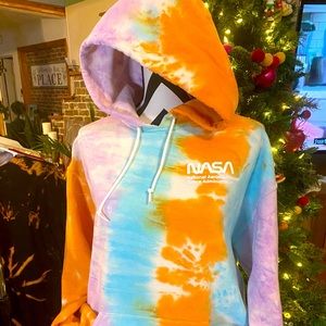 NASA Tie Dye hoodie large